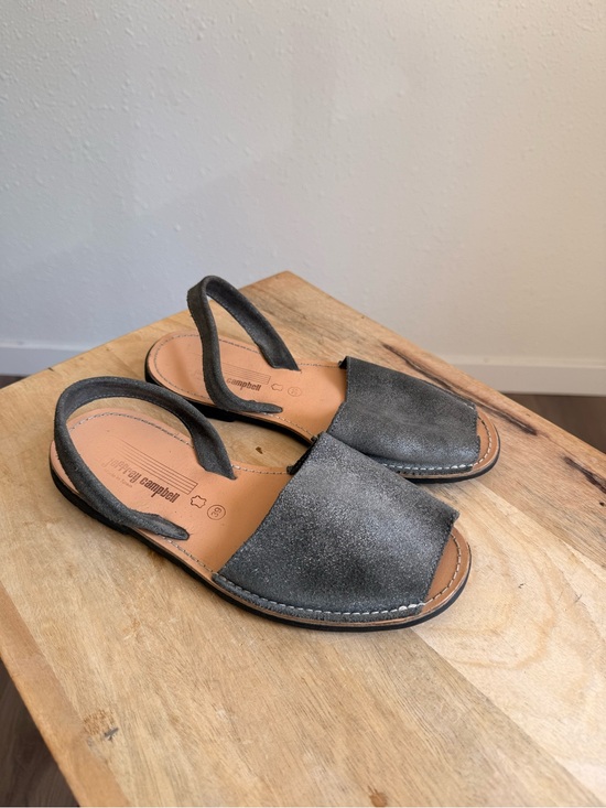 Shoes - Jeffery Campbell Avarca Menorca metallic suede  sandal slip on shoes w 39 8.5